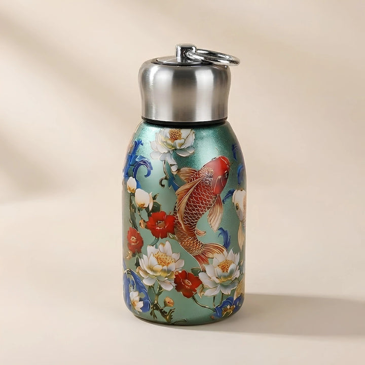 300ml Butterfly Print Stainless Steel Vacuum Insulated Water Bottle | Double Wall Hot & Cold Thermos Flask | Premium Mini Handy Bottle