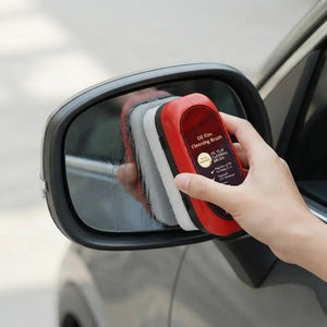 Car Oil Film Cleaning Brush | Windshield Glass Cleaner Tool