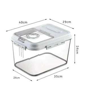 Premium Airtight Food Storage Container | Keep Grains Fresh & Protected