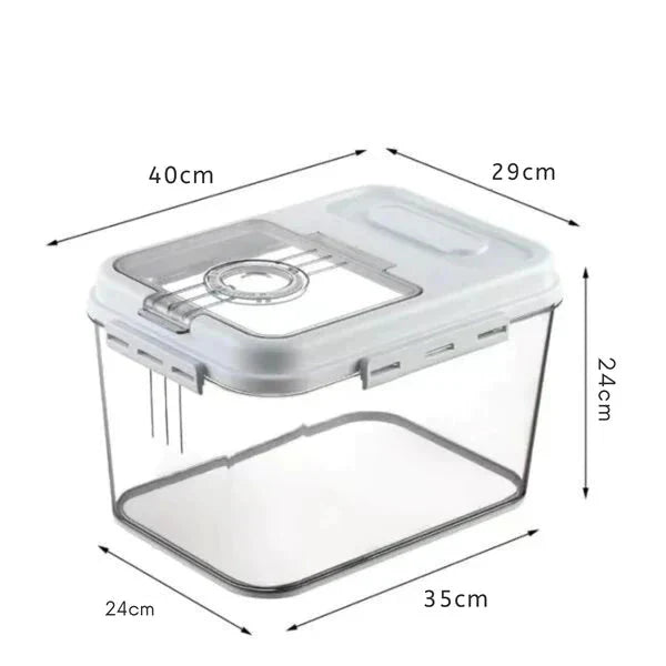Premium Airtight Food Storage Container | Keep Grains Fresh & Protected