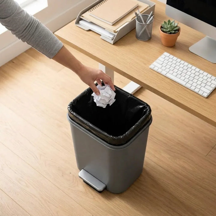 Medium Garbage Bags 30 pcs – Strong Leak-Proof Dustbin Liners for Home & Office