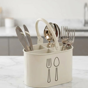 Kitchen Cutlery Holder | Spoon, Spatula & Chopstick Organizer Stand | Countertop Utensil Storage for Kitchen & Dining Table