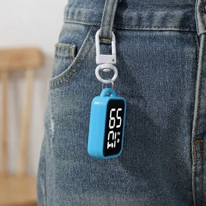 LED Digital Keychain Watch | Pocket Mini Timepiece for Students