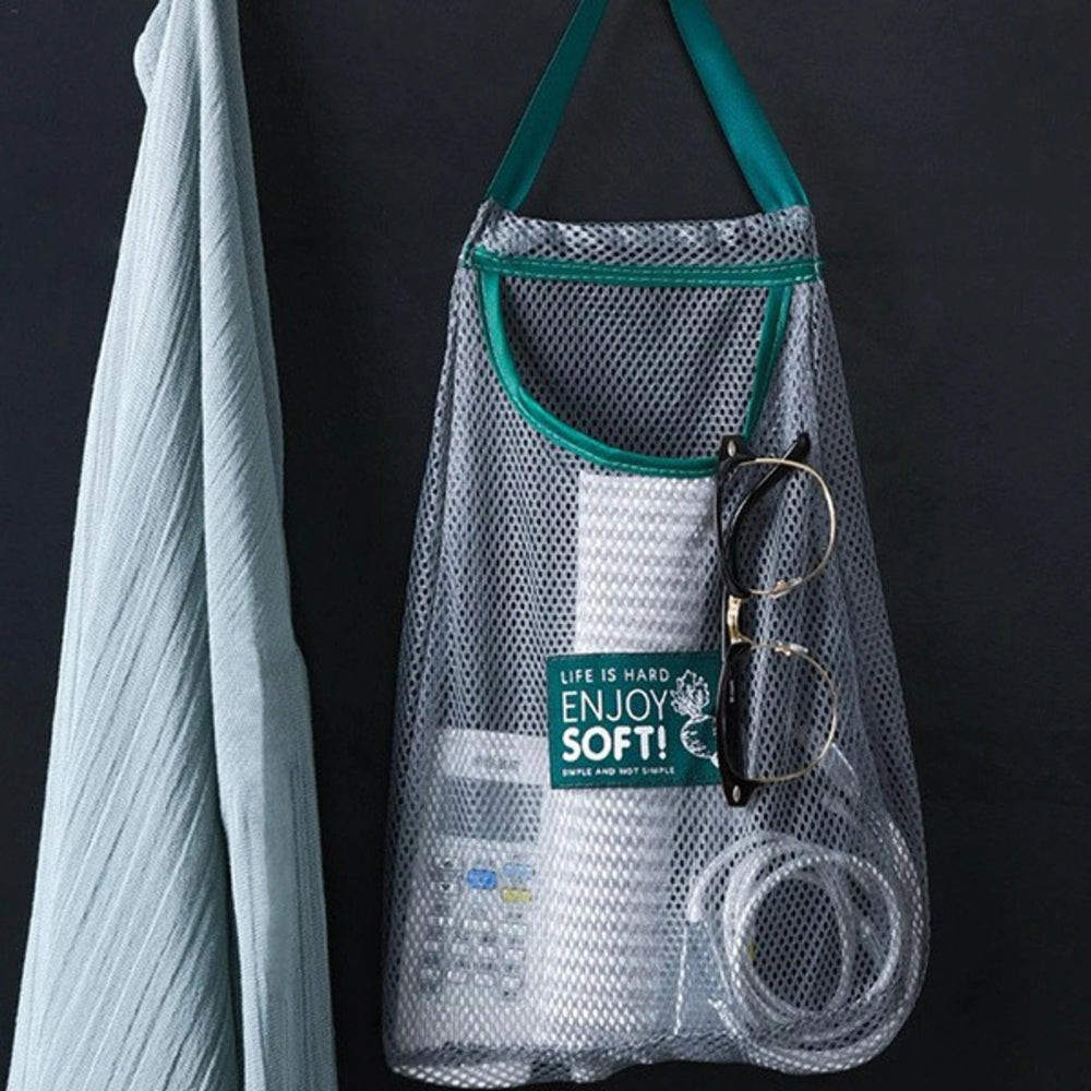 Reusable Mesh Storage Bags for Fruits & Vegetables | Washable Hanging Net Bags for Onion, Garlic & Kitchen Organization