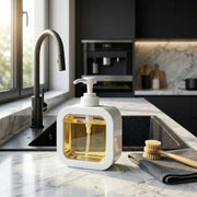 Modern Refillable Liquid Soap Dispenser Pump Bottle | Stylish Kitchen & Bathroom Soap Holder