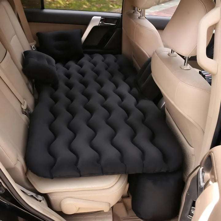 Premium Car Inflatable Bed with Electric Pump & 2 Air Pillows | Universal Back Seat Mattress for Travel, Camping & Kids