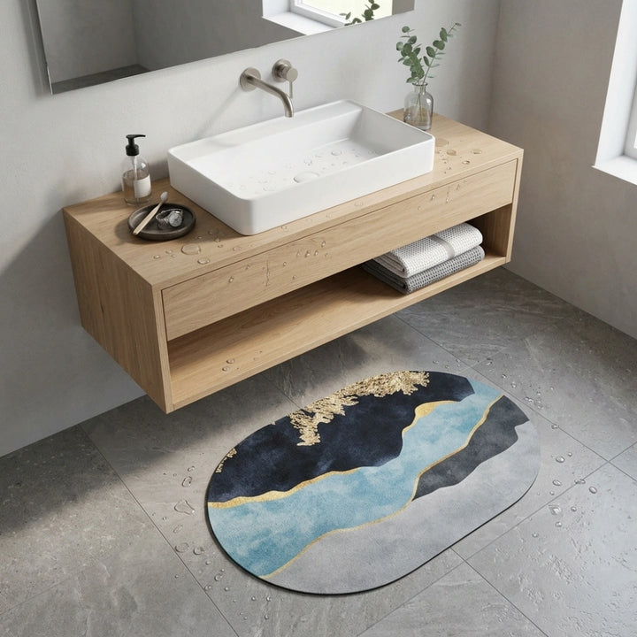 Premium Non-Slip Quick-Dry Bath Mat | Ultra-Absorbent, Machine-Washable Bathroom Rug