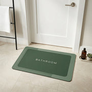 Luxury Anti-Slip Bathroom Floor Mat | Soft Absorbent Quick Dry Bath Rug | Waterproof Washroom Entrance Carpet