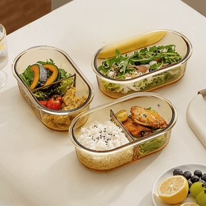 750ml Glass Lunch Box with Sealed Compartments | Microwave-Safe Meal Prep Container