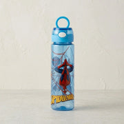 750ml Cartoon Kids Water Bottle | Leakproof Plastic Sipper Bottle for School, Travel & Outdoor | BPA-Free Drinking Bottle with Easy Carry Design