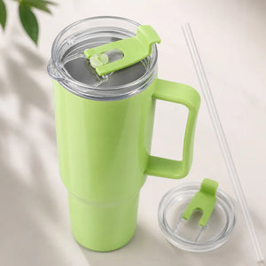 1800ml Large Plastic Tumbler with Handle, Lid & Straw | BPA-Free Travel Mug Water Bottle for Gym, Office, Home & Outdoor