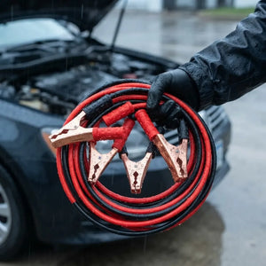 Heavy Duty Auto Jumper Cables | Emergency Battery Booster Clamps