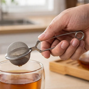 Stainless Steel Tea Infuser Spoon | Mesh Tea Strainer Filter Clip for Loose Leaf Tea, Coffee & Spices