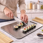 Stainless Steel Chopping Board | Heavy-Duty Food Grade Metal Cutting Board | Rustproof Multipurpose Kitchen Cutting Plate