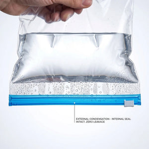 Reusable Zipper Storage Bags for Kitchen, Ideal for Fruits, Vegetables & Snacks