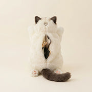 Cute 3D Ragdoll Cat Backpack Bag | Plush Stuffed Animal Shoulder Bag for Girls & Women
