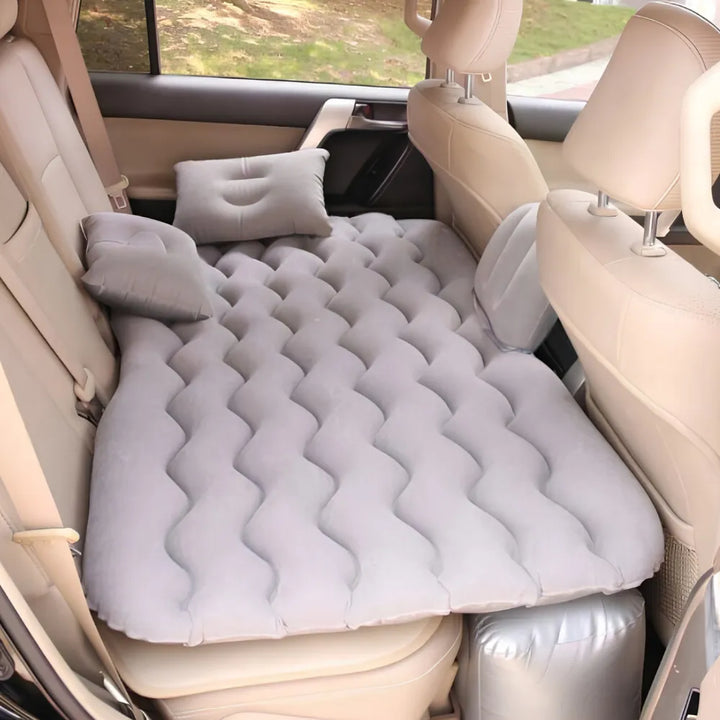 Premium Car Inflatable Bed with Electric Pump & 2 Air Pillows | Universal Back Seat Mattress for Travel, Camping & Kids