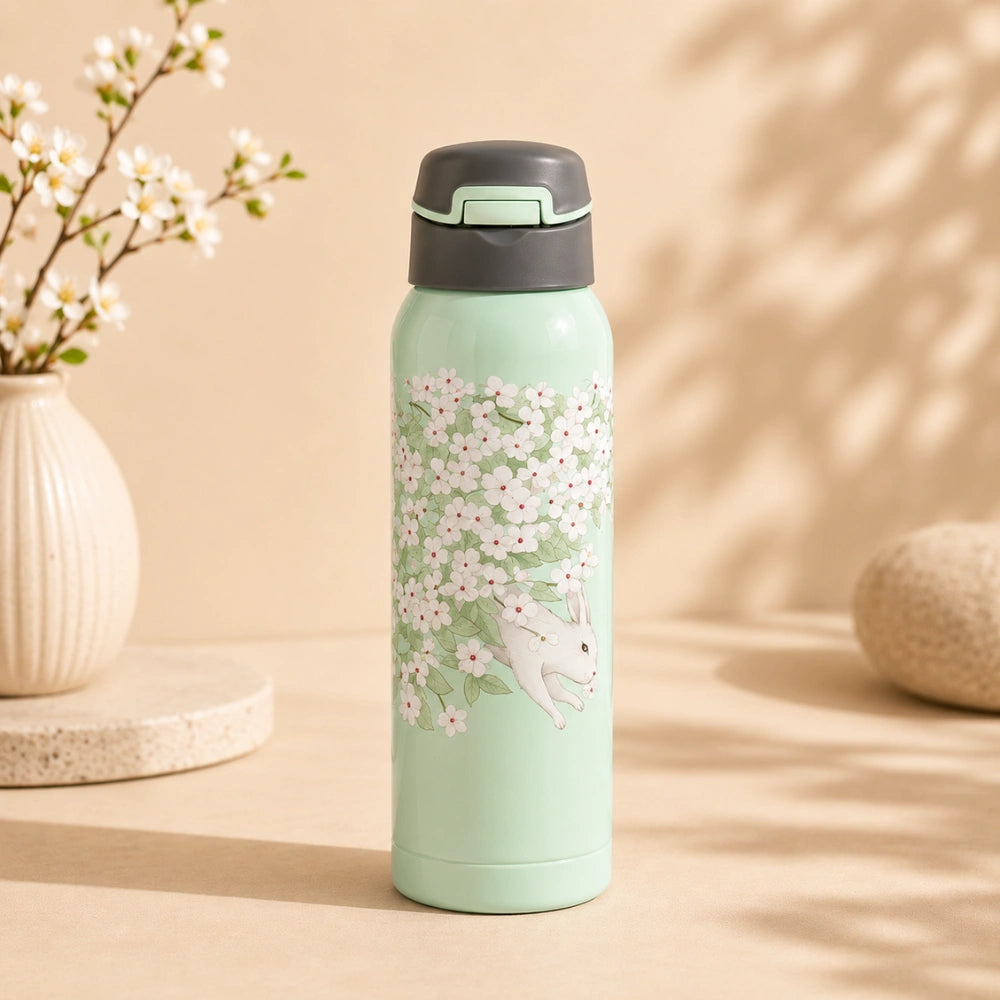 500ML Double Wall Vacuum Insulated Stainless Steel Sports Bottle | Hot & Cold Water Flask | Leakproof Travel Bottle
