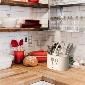 Kitchen Cutlery Holder | Spoon, Spatula & Chopstick Organizer Stand | Countertop Utensil Storage for Kitchen & Dining Table