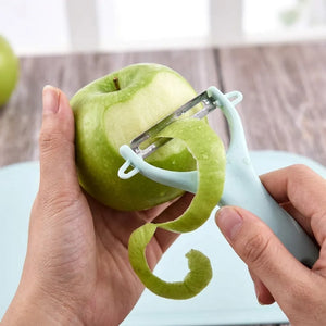 4-Piece Mini Travel Kitchen Set | Cutting Board, Fruit Knife, Peeler & Scissors | Portable Camping Kitchen Tool Kit