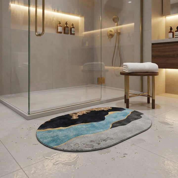 Premium Non-Slip Quick-Dry Bath Mat | Ultra-Absorbent, Machine-Washable Bathroom Rug