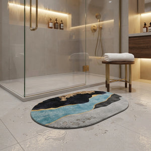 Premium Non-Slip Quick-Dry Bath Mat | Ultra-Absorbent, Machine-Washable Bathroom Rug