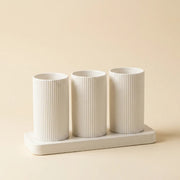 3-Grid ABS Self-Draining Cutlery Holder Stand | Spoon, Fork, Knife & Chopstick Organizer | Kitchen Tableware Storage Box