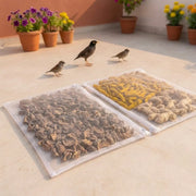 Multipurpose Drying Mat for Papad, Chilli, Rice, Breathable Mesh Washable Reusable Foldable Lightweight Sun Drying Cloth
