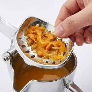 Heavy-Duty Manual Hand Press Juicer | Aluminium Fruit & Citrus Squeezer | Ergonomic Lemon, Orange & Lime Juicer
