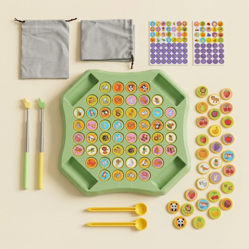 Wooden Kids Memory Matching Game | Educational Toy 3-6 Years