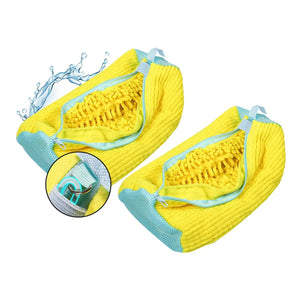 Shoe Washing Bag for Machine Reusable Sneaker Laundry Bag with Zipper Protection