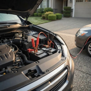 Heavy Duty Auto Jumper Cables | Emergency Battery Booster Clamps