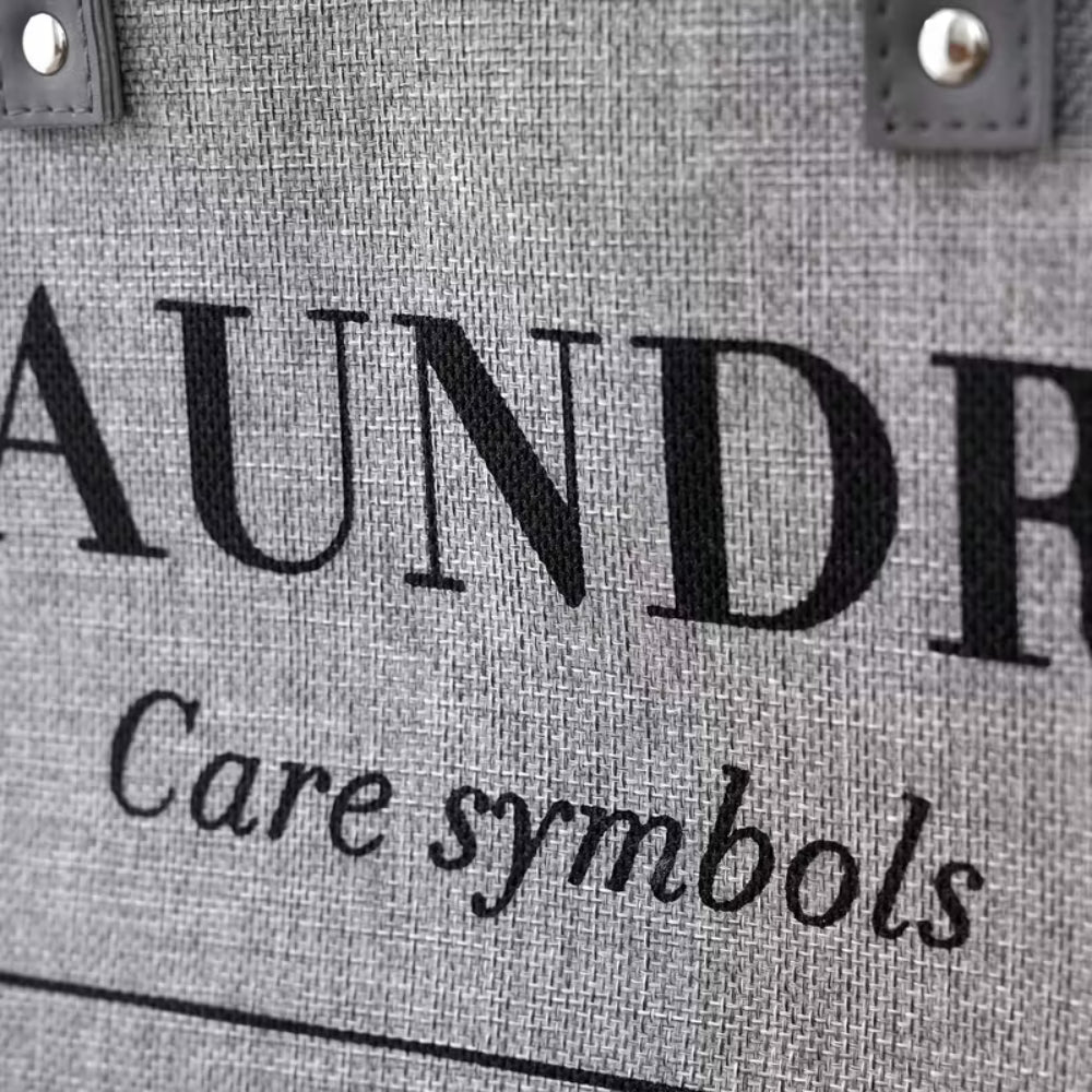 Foldable Fabric Laundry Hamper Bag | Square Shape Clothes Organizer Basket for Laundry & Home Storage