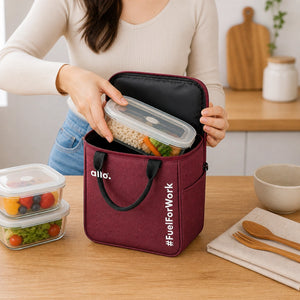 Insulated Lunch Bag for Office & Travel – Leakproof Thermal Tiffin Tote Bag for Men, Women, School & College