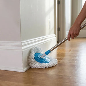 Professional Spin Mop with Telescopic Handle | Adjustable Microfiber Floor Cleaning Mop for Tiles, Wood, Marble & Wall Dusting