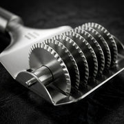 Stainless Steel Multi-Blade Noodle Cutter Roller | Manual Pasta, Dough & Pastry Cutting Tool with Ergonomic Handle