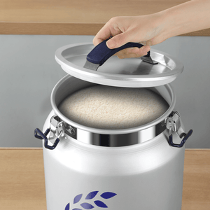 Premium Aluminum Alloy Grain Storage Container | Vacuum Sealed Freshness