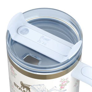 Stanley x LoveShackFancy Authentic 40oz Quencher Tumbler(Sky white)
