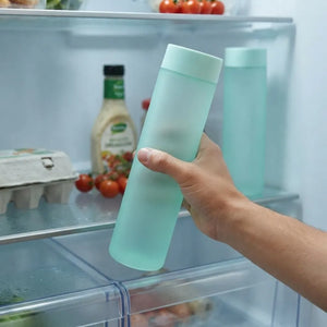 6PCS 1L Unbreakable Round Water Bottle Set | BPA-Free Leakproof Plastic Bottles for Home, Office & Gym