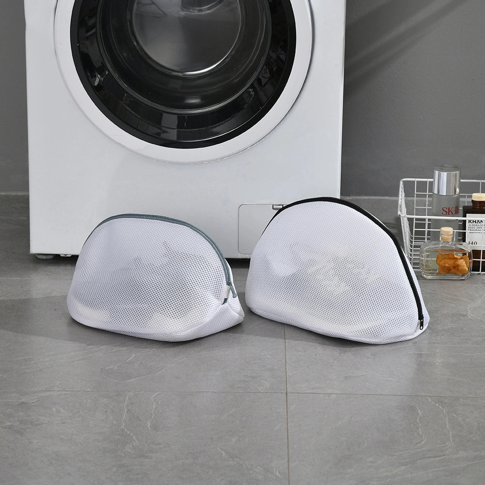Shoe Washing Bag for Washing Machine | Durable Mesh Laundry Bag for Safe Shoe Cleaning (White)