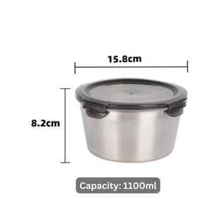 Premium Stainless Steel Food Storage Container | Eco-Friendly & Durable Kitchen Essential