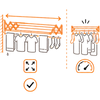 40‑inch Extended