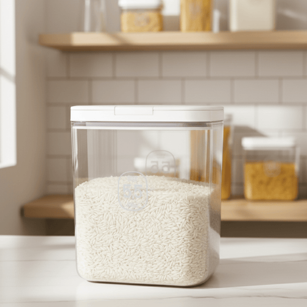 Premium Moisture-Proof Food Storage Box with Airtight Seal | Keep Grains & Snacks Fresh