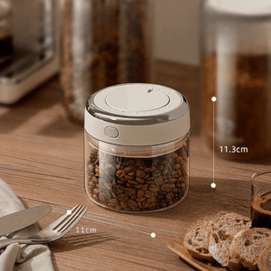 Airtight Borosilicate Glass Storage Jar | Multi-Purpose Pantry & Spice Organizer