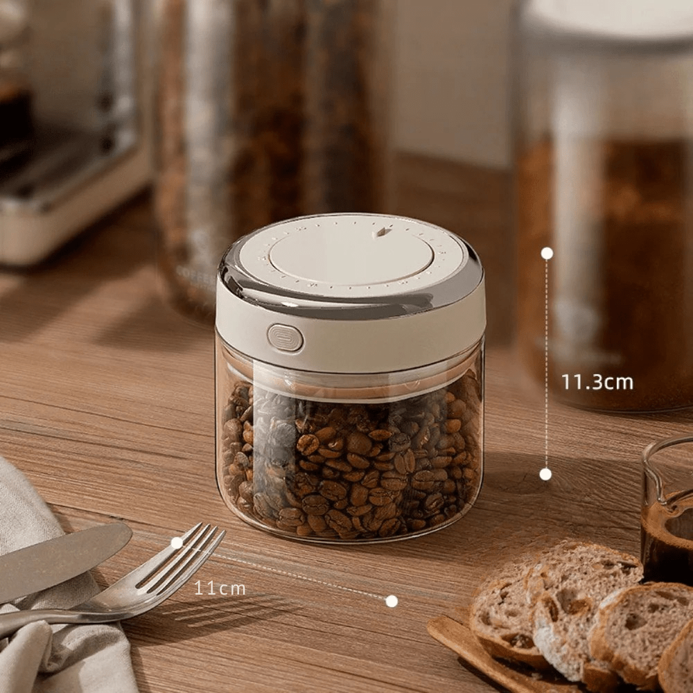 Airtight Borosilicate Glass Storage Jar | Multi-Purpose Pantry & Spice Organizer