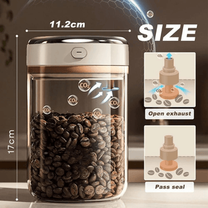 Airtight Borosilicate Glass Storage Jar | Multi-Purpose Pantry & Spice Organizer