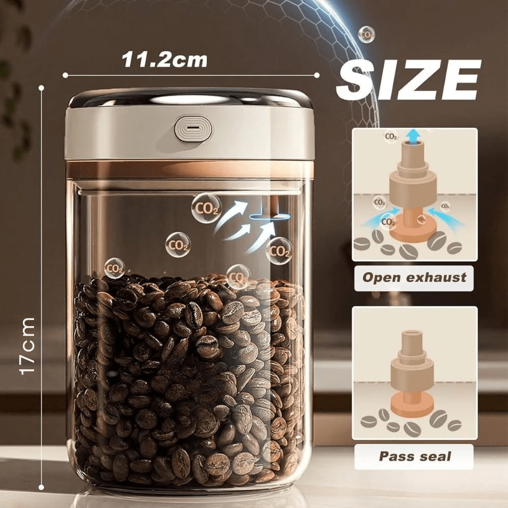 Airtight Borosilicate Glass Storage Jar | Multi-Purpose Pantry & Spice Organizer