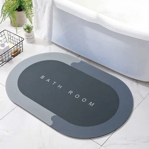 Anti-Slip Bathroom Mat – Soft Absorbent Floor Mat for Shower, Toilet & Bathtub