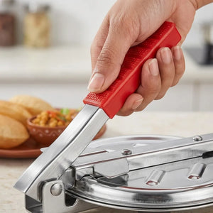 Stainless Steel Puri Press Maker | Manual Chapati, Roti, Papad & Khakhra Press Machine | Heavy-Duty Kitchen Tool