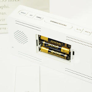 Housious® LED Digital Mirror Alarm Clock with Snooze & Large Display